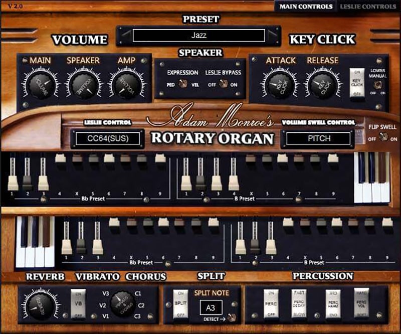 دانلود پلاگین ارگان Adam Monroe Music Rotary Organ