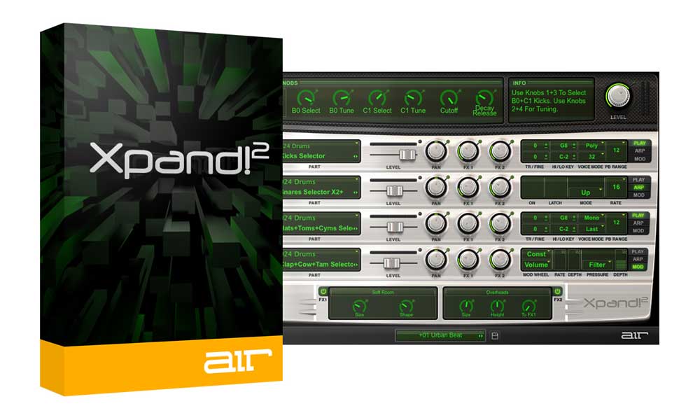 دانلود پلاگین سمپلر AIR Music Tech Xpand 2