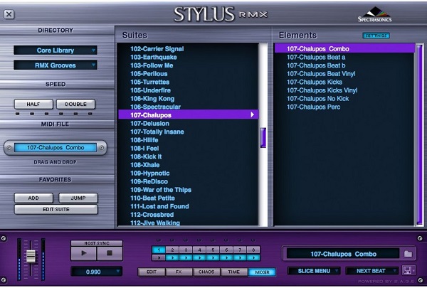 Stylus RMX یک ساز مجازی مبتنی بر حلقه (Loop) است.