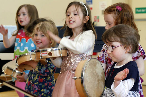 یادگیری موسیقی ارف توسط بچه‌ها
